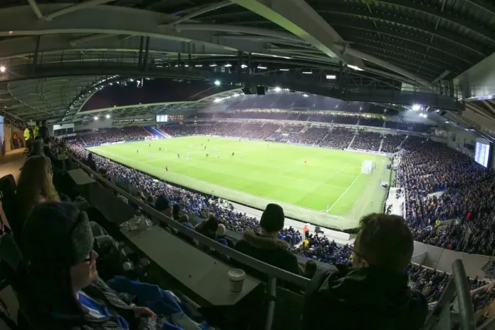 Framed Print : Brighton and Hove Albion vs. Crystal Palace: A Premier League Showdown at American Express Community Stadium (November 2017) Framed Print : Brighton and Hove Albion vs. Crystal Palace: A Premier League Showdown at American Express Community Stadium (November 2017)