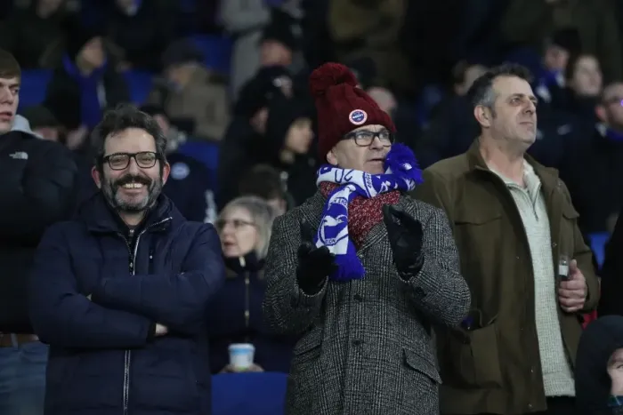 Framed Print : Brighton and Hove Albion vs. Crystal Palace: FA Cup 3rd Round Clash at American Express Community Stadium (08.01.18) Framed Print : Brighton and Hove Albion vs. Crystal Palace: FA Cup 3rd Round Clash at American Express Community Stadium (08.01.18)