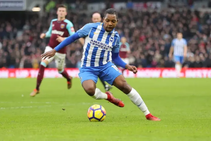 Framed Print : Brighton and Hove Albion vs. West Ham United: Premier League Showdown at American Express Community Stadium (03FEB18)