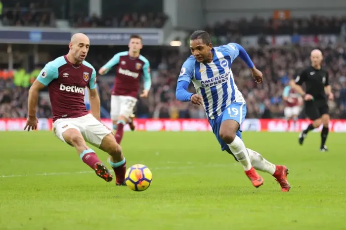 Framed Print : Brighton and Hove Albion vs. West Ham United: A Premier League Clash at American Express Community Stadium (3rd February 2018) Framed Print : Brighton and Hove Albion vs. West Ham United: A Premier League Clash at American Express Community Stadium (3rd February 2018)