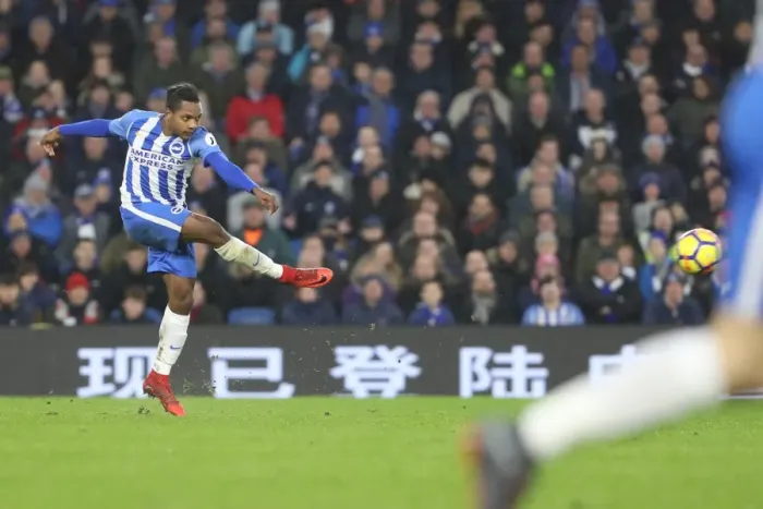 Framed Print : Brighton and Hove Albion vs. West Ham United: A Premier League Clash at American Express Community Stadium (03FEB18)