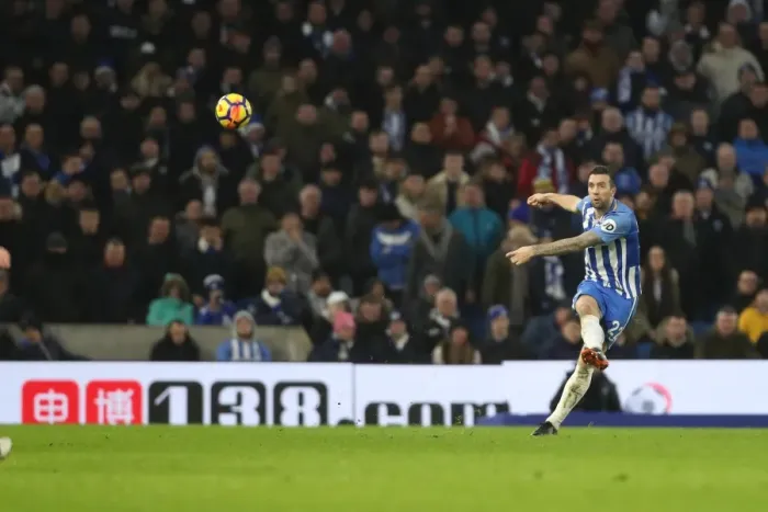 Framed Print : Brighton and Hove Albion vs. West Ham United: Premier League Showdown at American Express Community Stadium (03FEB18) Framed Print : Brighton and Hove Albion vs. West Ham United: Premier League Showdown at American Express Community Stadium (03FEB18)