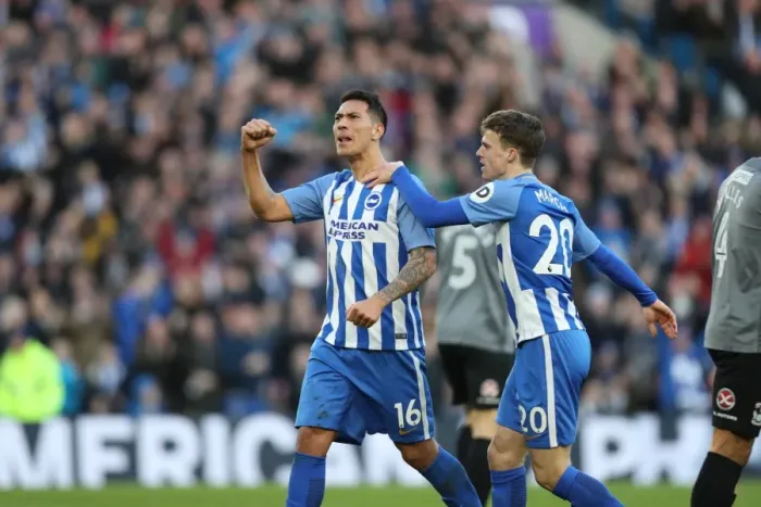 Framed Print : Brighton and Hove Albion vs. Coventry City: FA Cup 5th Round Battle at American Express Community Stadium (17FEB18) Framed Print : Brighton and Hove Albion vs. Coventry City: FA Cup 5th Round Battle at American Express Community Stadium (17FEB18)