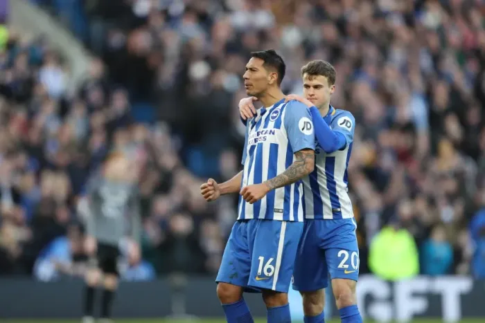 Framed Print : Brighton and Hove Albion vs. Coventry City: FA Cup 5th Round Battle at American Express Community Stadium (17FEB18) Framed Print : Brighton and Hove Albion vs. Coventry City: FA Cup 5th Round Battle at American Express Community Stadium (17FEB18)