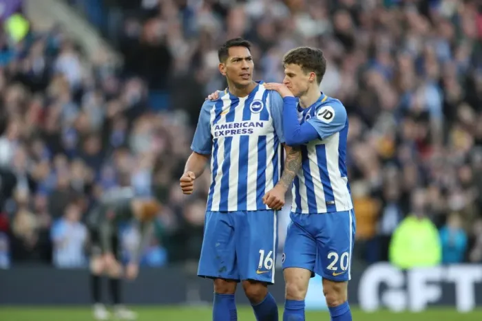 Framed Print : Brighton and Hove Albion vs. Coventry City: FA Cup 5th Round Battle at the American Express Community Stadium (17FEB18) Framed Print : Brighton and Hove Albion vs. Coventry City: FA Cup 5th Round Battle at the American Express Community Stadium (17FEB18)
