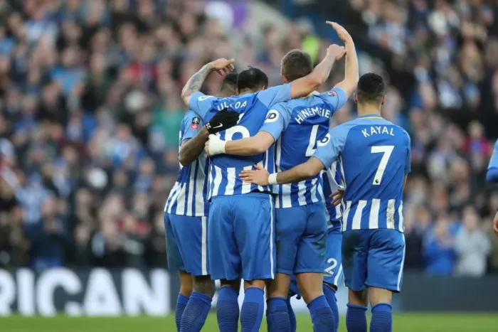 Framed Print : Brighton and Hove Albion vs. Coventry City: FA Cup 5th Round Battle at the American Express Community Stadium (17FEB18) Framed Print : Brighton and Hove Albion vs. Coventry City: FA Cup 5th Round Battle at the American Express Community Stadium (17FEB18)