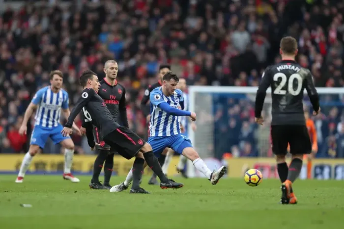 Framed Print : Brighton and Hove Albion vs. Arsenal: Premier League Showdown at American Express Community Stadium (04MAR18) Framed Print : Brighton and Hove Albion vs. Arsenal: Premier League Showdown at American Express Community Stadium (04MAR18)