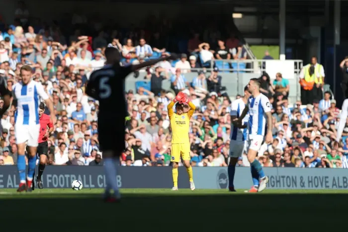 Framed Print : Brighton and Hove Albion vs. Fulham: Premier League Showdown at American Express Community Stadium (01SEP18) Framed Print : Brighton and Hove Albion vs. Fulham: Premier League Showdown at American Express Community Stadium (01SEP18)