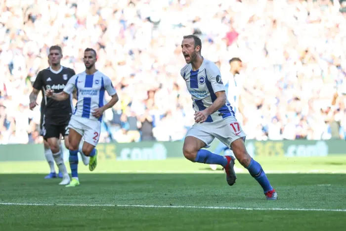 Framed Print : Brighton and Hove Albion vs. Fulham: Premier League Showdown at American Express Community Stadium (September 1, 2018) Framed Print : Brighton and Hove Albion vs. Fulham: Premier League Showdown at American Express Community Stadium (September 1, 2018)