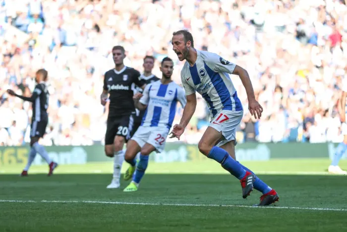 Framed Print : Brighton and Hove Albion vs. Fulham: Premier League Showdown at American Express Community Stadium (01SEP18) Framed Print : Brighton and Hove Albion vs. Fulham: Premier League Showdown at American Express Community Stadium (01SEP18)