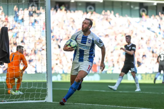 Framed Print : Brighton and Hove Albion vs. Fulham: Premier League Showdown at American Express Community Stadium (01SEP18) Framed Print : Brighton and Hove Albion vs. Fulham: Premier League Showdown at American Express Community Stadium (01SEP18)