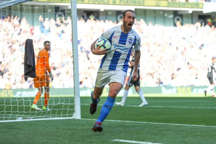 Framed Print : Brighton and Hove Albion vs. Fulham: Premier League Showdown at American Express Community Stadium (September 1, 2018)