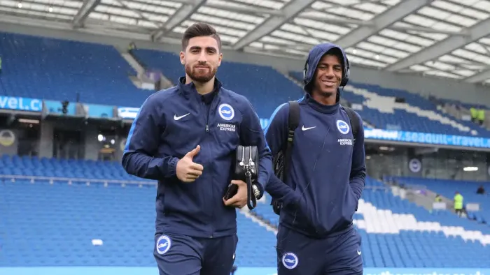 Framed Print : Brighton and Hove Albion vs. Tottenham Hotspur: Premier League Showdown at American Express Community Stadium (September 22, 2018) Framed Print : Brighton and Hove Albion vs. Tottenham Hotspur: Premier League Showdown at American Express Community Stadium (September 22, 2018)