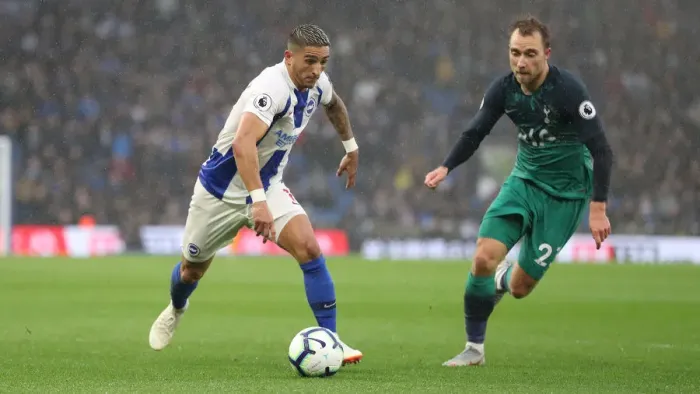 Framed Print : Brighton and Hove Albion vs. Tottenham Hotspur: Premier League Showdown at American Express Community Stadium (September 22, 2018) Framed Print : Brighton and Hove Albion vs. Tottenham Hotspur: Premier League Showdown at American Express Community Stadium (September 22, 2018)