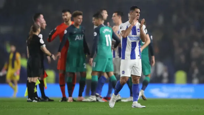 Framed Print : Brighton and Hove Albion vs. Tottenham Hotspur: Premier League Showdown at American Express Community Stadium (22SEP18) Framed Print : Brighton and Hove Albion vs. Tottenham Hotspur: Premier League Showdown at American Express Community Stadium (22SEP18)