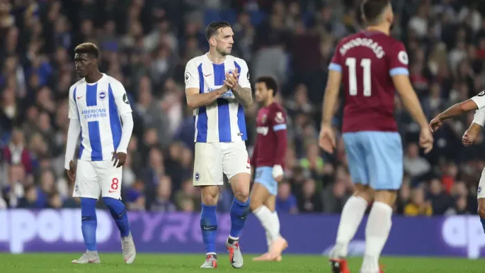 Framed Print : Brighton and Hove Albion vs. West Ham United: Premier League Showdown at American Express Community Stadium (5th October 2018) Framed Print : Brighton and Hove Albion vs. West Ham United: Premier League Showdown at American Express Community Stadium (5th October 2018)