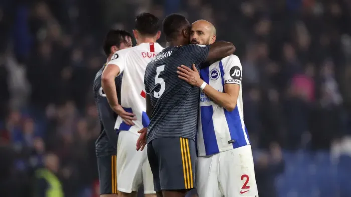 Framed Print : Brighton and Hove Albion vs. Leicester City: Premier League Showdown at American Express Community Stadium (November 2018)