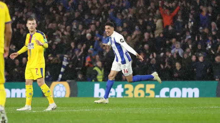 Framed Print : Brighton and Hove Albion vs. Crystal Palace: A Premier League Battle at American Express Community Stadium (December 4, 2018) Framed Print : Brighton and Hove Albion vs. Crystal Palace: A Premier League Battle at American Express Community Stadium (December 4, 2018)
