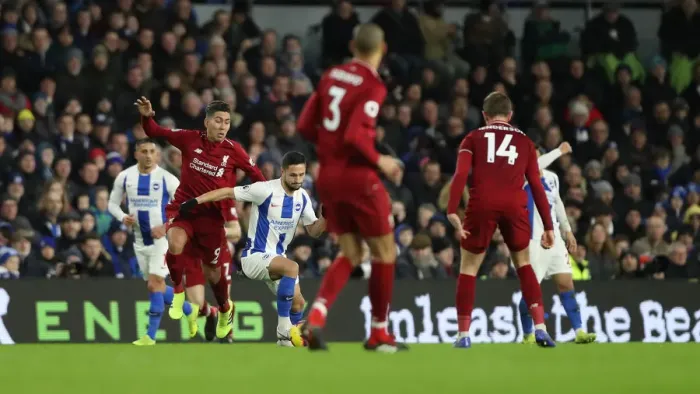 Framed Print : Brighton and Hove Albion vs. Liverpool: Premier League Showdown at American Express Community Stadium (January 9, 2019) Framed Print : Brighton and Hove Albion vs. Liverpool: Premier League Showdown at American Express Community Stadium (January 9, 2019)