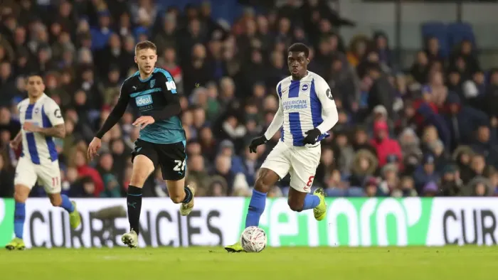 Framed Print : Brighton & Hove Albion vs. West Bromwich Albion: Emirates FA Cup Clash at American Express Community Stadium (January 26, 2019) Framed Print : Brighton & Hove Albion vs. West Bromwich Albion: Emirates FA Cup Clash at American Express Community Stadium (January 26, 2019)