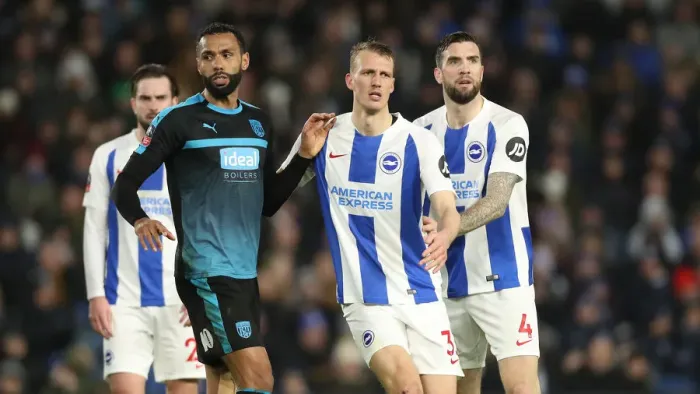 Framed Print : Brighton & Hove Albion vs. West Bromwich Albion: Emirates FA Cup Clash at American Express Community Stadium (January 26, 2019) Framed Print : Brighton & Hove Albion vs. West Bromwich Albion: Emirates FA Cup Clash at American Express Community Stadium (January 26, 2019)