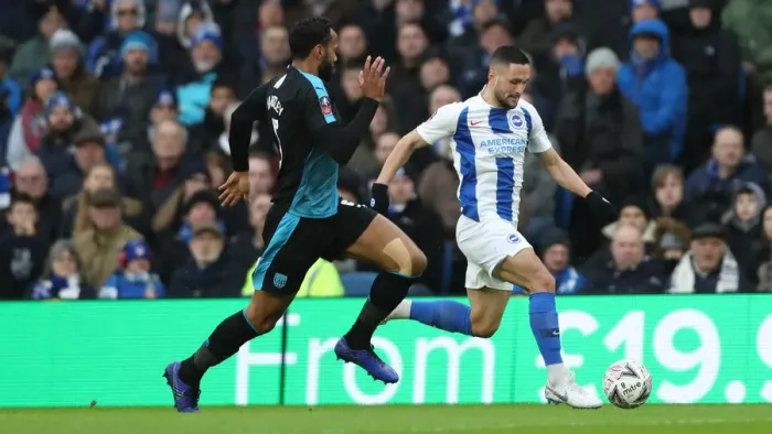 Framed Print : Brighton & Hove Albion vs. West Bromwich Albion: FA Cup Clash at American Express Community Stadium (26th January 2019) Framed Print : Brighton & Hove Albion vs. West Bromwich Albion: FA Cup Clash at American Express Community Stadium (26th January 2019)