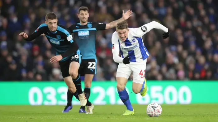 Framed Print : Brighton & Hove Albion vs. West Bromwich Albion: Emirates FA Cup Clash at American Express Community Stadium (January 26, 2019) Framed Print : Brighton & Hove Albion vs. West Bromwich Albion: Emirates FA Cup Clash at American Express Community Stadium (January 26, 2019)