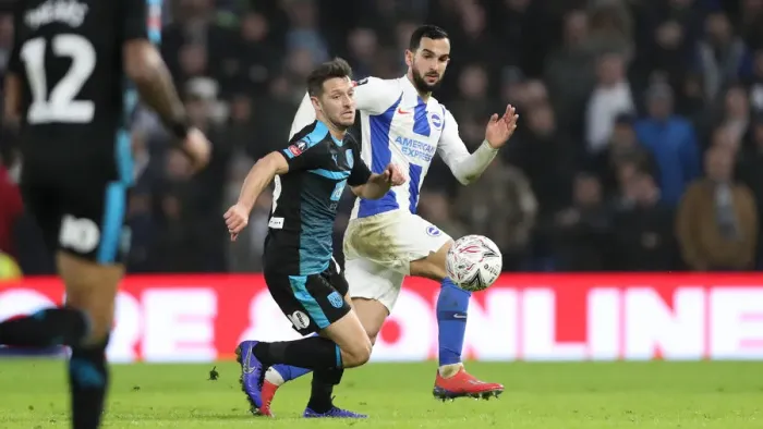 Framed Print : Brighton & Hove Albion vs. West Bromwich Albion: Emirates FA Cup Clash at American Express Community Stadium (January 26, 2019) Framed Print : Brighton & Hove Albion vs. West Bromwich Albion: Emirates FA Cup Clash at American Express Community Stadium (January 26, 2019)