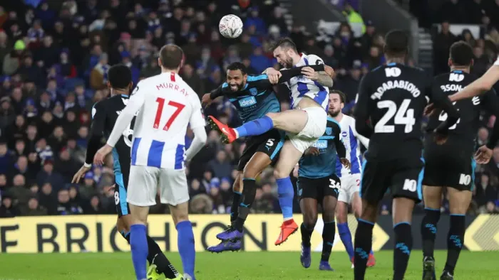 Framed Print : Brighton & Hove Albion vs. West Bromwich Albion: Emirates FA Cup Clash at American Express Community Stadium (January 26, 2019) Framed Print : Brighton & Hove Albion vs. West Bromwich Albion: Emirates FA Cup Clash at American Express Community Stadium (January 26, 2019)