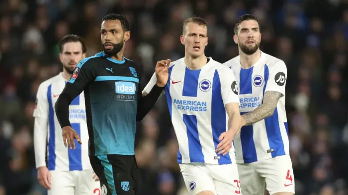 Framed Print : Brighton & Hove Albion vs. West Bromwich Albion: Emirates FA Cup Clash at American Express Community Stadium (January 26, 2019) Framed Print : Brighton & Hove Albion vs. West Bromwich Albion: Emirates FA Cup Clash at American Express Community Stadium (January 26, 2019)