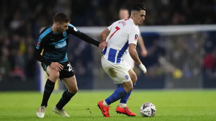 Framed Print : Brighton & Hove Albion vs. West Bromwich Albion: Emirates FA Cup Clash at American Express Community Stadium (January 26, 2019) Framed Print : Brighton & Hove Albion vs. West Bromwich Albion: Emirates FA Cup Clash at American Express Community Stadium (January 26, 2019)