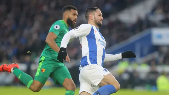 Framed Print : Brighton and Hove Albion vs. Watford: Premier League Showdown at American Express Community Stadium (02FEB19) Framed Print : Brighton and Hove Albion vs. Watford: Premier League Showdown at American Express Community Stadium (02FEB19)
