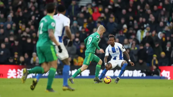 Framed Print : Brighton and Hove Albion vs. Watford: Premier League Showdown at American Express Community Stadium (02FEB19) Framed Print : Brighton and Hove Albion vs. Watford: Premier League Showdown at American Express Community Stadium (02FEB19)