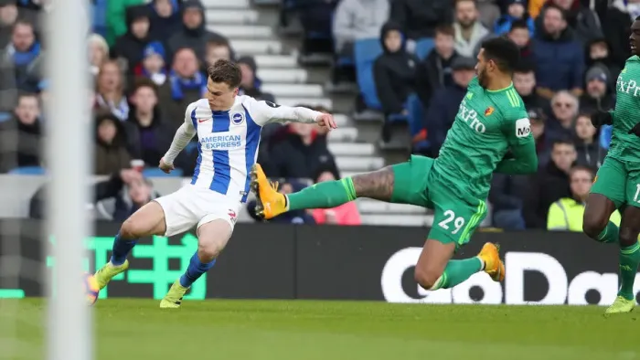 Framed Print : Brighton and Hove Albion vs. Watford: Premier League Showdown at American Express Community Stadium (February 2, 2019) Framed Print : Brighton and Hove Albion vs. Watford: Premier League Showdown at American Express Community Stadium (February 2, 2019)