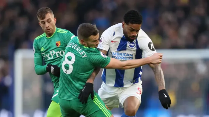 Framed Print : Brighton and Hove Albion vs. Watford: Premier League Showdown at American Express Community Stadium (02FEB19) Framed Print : Brighton and Hove Albion vs. Watford: Premier League Showdown at American Express Community Stadium (02FEB19)