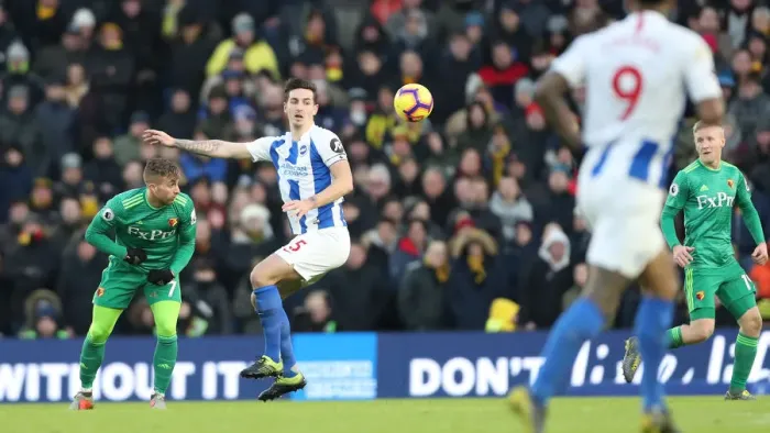Framed Print : Brighton and Hove Albion vs. Watford: Premier League Showdown at American Express Community Stadium (02FEB19) Framed Print : Brighton and Hove Albion vs. Watford: Premier League Showdown at American Express Community Stadium (02FEB19)