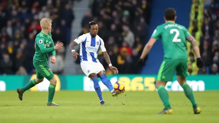 Framed Print : Brighton and Hove Albion vs. Watford: Premier League Showdown at American Express Community Stadium (02FEB19) Framed Print : Brighton and Hove Albion vs. Watford: Premier League Showdown at American Express Community Stadium (02FEB19)