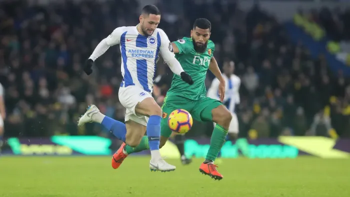 Framed Print : Brighton and Hove Albion vs. Watford: Premier League Showdown at American Express Community Stadium (02FEB19) Framed Print : Brighton and Hove Albion vs. Watford: Premier League Showdown at American Express Community Stadium (02FEB19)