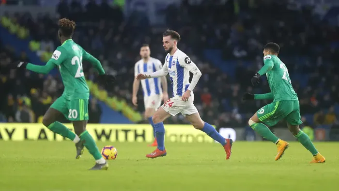 Framed Print : Brighton and Hove Albion vs. Watford: Premier League Showdown at American Express Community Stadium (February 2, 2019) Framed Print : Brighton and Hove Albion vs. Watford: Premier League Showdown at American Express Community Stadium (February 2, 2019)