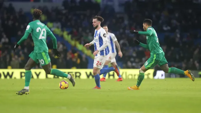 Framed Print : Brighton and Hove Albion vs. Watford: Premier League Showdown at American Express Community Stadium (02FEB19) Framed Print : Brighton and Hove Albion vs. Watford: Premier League Showdown at American Express Community Stadium (02FEB19)