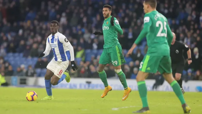 Framed Print : Brighton and Hove Albion vs. Watford: Premier League Showdown at American Express Community Stadium (02FEB19) Framed Print : Brighton and Hove Albion vs. Watford: Premier League Showdown at American Express Community Stadium (02FEB19)