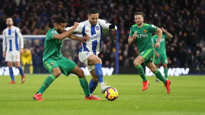 Framed Print : Brighton and Hove Albion vs. Watford: Premier League Showdown at American Express Community Stadium (02FEB19) Framed Print : Brighton and Hove Albion vs. Watford: Premier League Showdown at American Express Community Stadium (02FEB19)
