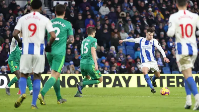 Framed Print : Brighton and Hove Albion vs. Watford: Premier League Showdown at American Express Community Stadium (02FEB19) Framed Print : Brighton and Hove Albion vs. Watford: Premier League Showdown at American Express Community Stadium (02FEB19)