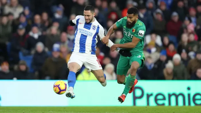 Framed Print : Brighton and Hove Albion vs. Watford: Intense Premier League Clash at American Express Community Stadium (02.02.2019) Framed Print : Brighton and Hove Albion vs. Watford: Intense Premier League Clash at American Express Community Stadium (02.02.2019)