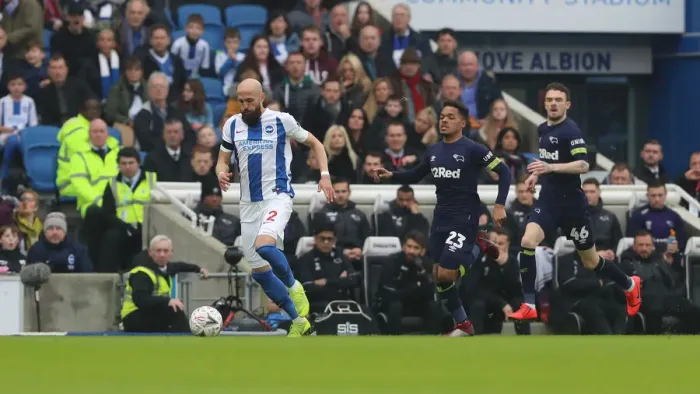 Framed Print : Brighton and Hove Albion vs. Derby County: Emirates FA Cup Showdown at American Express Community Stadium (February 16, 2019) Framed Print : Brighton and Hove Albion vs. Derby County: Emirates FA Cup Showdown at American Express Community Stadium (February 16, 2019)