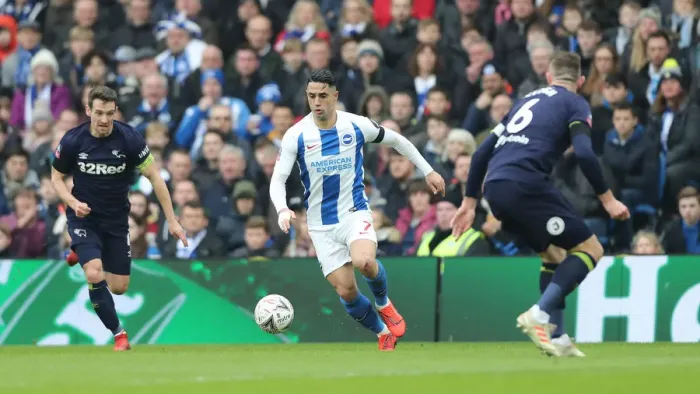 Framed Print : Brighton & Hove Albion vs. Derby County: Emirates FA Cup Showdown at American Express Community Stadium (February 16, 2019) Framed Print : Brighton & Hove Albion vs. Derby County: Emirates FA Cup Showdown at American Express Community Stadium (February 16, 2019)