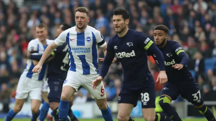 Framed Print : Brighton and Hove Albion vs. Derby County: FA Cup Fifth Round Clash at American Express Community Stadium (16FEB19) Framed Print : Brighton and Hove Albion vs. Derby County: FA Cup Fifth Round Clash at American Express Community Stadium (16FEB19)