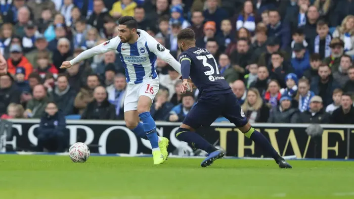 Framed Print : Brighton and Hove Albion vs. Derby County: Emirates FA Cup Showdown at American Express Community Stadium (February 16, 2019) Framed Print : Brighton and Hove Albion vs. Derby County: Emirates FA Cup Showdown at American Express Community Stadium (February 16, 2019)