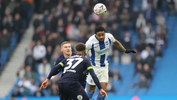 Framed Print : Brighton and Hove Albion vs. Derby County: Emirates FA Cup Showdown at American Express Community Stadium (February 16, 2019) Framed Print : Brighton and Hove Albion vs. Derby County: Emirates FA Cup Showdown at American Express Community Stadium (February 16, 2019)