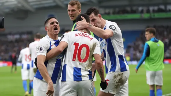 Framed Print : Brighton and Hove Albion vs. Huddersfield Town: Premier League Showdown at American Express Community Stadium (02MAR19)